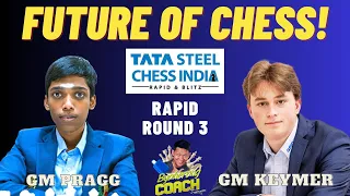 FUTURE WORLD CHAMPIONS! Ganda ng laban! Pragg vs Keymer! Tata Steel India Rapid 2023