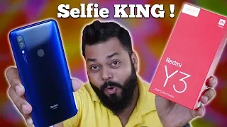 Redmi Y3 Unboxing & First Impressions ⚡ The Best Selfie Camera Smartphone??