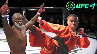 UFC4 Mike Tyson vs Shifu kung fu EA Sports UFC 4 XSX