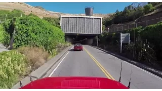 Geoffs Highway View : Christchurch to Lyttelton  and road tunnel