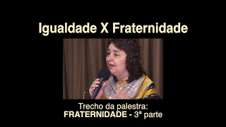 IGUALDADE X FRATERNIDADE - trecho da 3ª parte do minicurso sobre FRATERNIDADE - NA ÍNTEGRA SEXTA