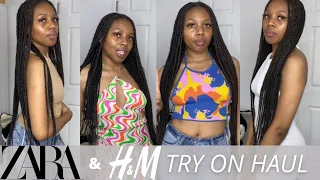 ZARA & H&M SUMMER AUTUMN WINTER TRY ON HAUL | NEW IN A/W TRY ON HAUL 2021