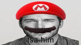 chris pratt as mario hes so cool