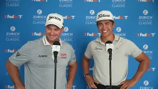 Ryan Fox and Garrick Higgo Sunday Flash Interview 2024 Zurich Classic of New Orleans © PGA Tour