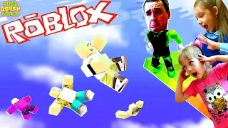 ЦАРЬ ГОРЫ и ПОЛ ЭТО ЛАВА и ВЫЖИВАНИЕ в ROBLOX! МЫ всех ПОБЕДИЛИ SUPA_DUPA DROPPERS в Роблокс