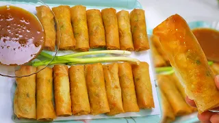 MODAL 15RIBU JADI TAKJIL LUMPIA WORTEL SEBANYAK INI , RESEPNYA FULL MUDAH