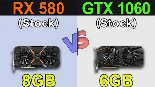 RX 580 (8GB) VS. GTX 1060 (6GB) | 1080p and 1440p | New Games Benchmarks