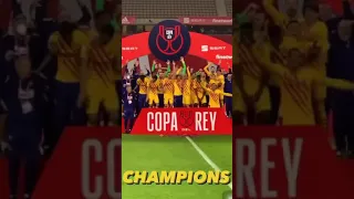 FC Barcelona | Winning Copa Cup | Stadium Scenes