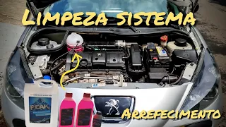 limpeza sistema de arrefecimento Peugeot Citroen 1.6 16v  |  canal car play