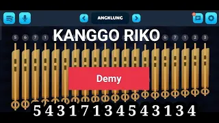 TUTORIAL ANGKLUNG - Kanggo Riko | Demy | Not Angka #kanggoriko