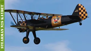 Boeing Stearman N2S Kaydet biplane - HD