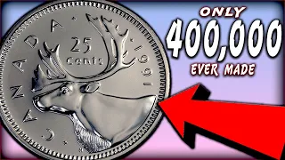 LOOK FOR THESE RARE CANADIAN QUARTERS IN YOUR POCKET CHANGE!!