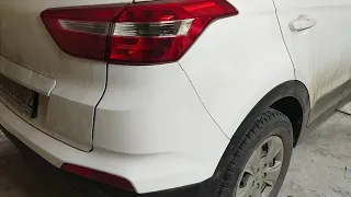 Как снять задний бампер Hyundai Creta