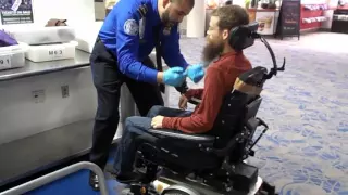 Electric Wheelchair TSA security screening airport