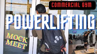 POWERLIFTER does a "Mock Meet" in a COMMERCIAL GYM 🫣