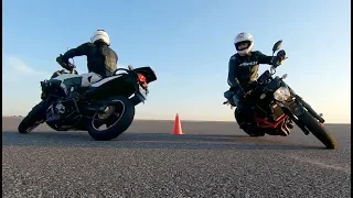 Practice makes perfect - Tight rotations (with MT07) part 3 - VStrom 650