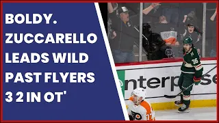 BOLDY. ZUCCARELLO LEADS WILD PAST FLYERS 3 2 IN OT'