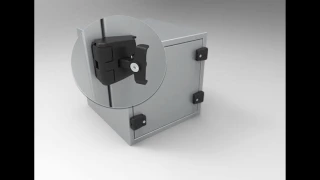 Compression Latch/Hinge for HVAC industry