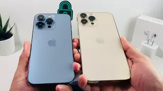 iPhone 13 Pro/Max Sierra Blue vs Gold Color & Size Comparisons