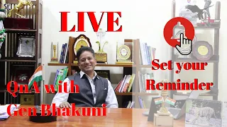 Live QnA with Maj Gen VPS Bhakuni (Former Commandant SSB Bangalore) | SSB Interview