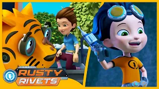 Rusty’s Tiny Adventure and MORE | Rusty Rivets Episodes | Cartoons for Kids