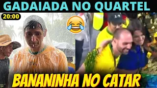 Eduardo Bolsonaro é filmado por câmeras da Fifa no jogo do Brasil no Catar