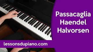 Passacaglia Haendel - Halvorsen piano