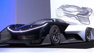 FFZero1 : l’entreprise Faraday Future présente un concept car électrique innovant