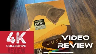 Dune 4k UltraHD Blu-ray Arrow Limited edition unboxing and video review