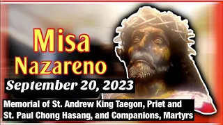 Filipino Live Mass Today Wednesday September 20, 2023 Healing Mass