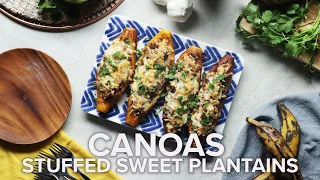 Canoas (Stuffed Sweet Plantains)