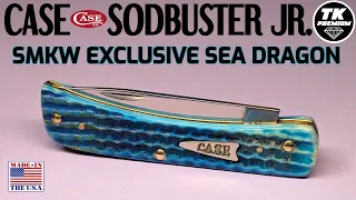 Case Sodbuster Jr.  SMKW Exclusive "Sea Dragon" Pocket Knife 25205 (6137 SS)