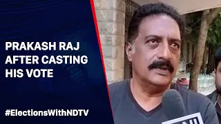 Prakash Raj After Casting His Vote: "We Need Karnataka To Be Beautiful..."