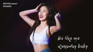 190728 4season F/W콘서트 in 대구 Be like me + Runaway baby