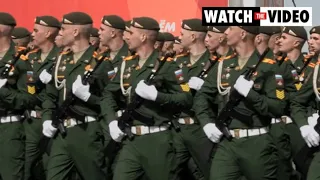 Russian military prepares for WWII victory parade