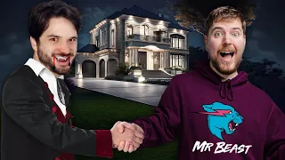 MENTI PARA O MR BEAST SÓ PRA ENTRAR NA CASA DELE E FAZER UMA MALDADE!