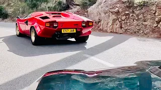 Countach QV, Porsche 911 & Jaguar Project 7 road trip special on the best roads in Spain & Mallorca