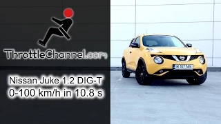 Nissan Juke 1.2 DIG-T acceleration - ThrottleChannel.com