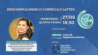 Webinário: “Descomplicando o Currículo Lattes”