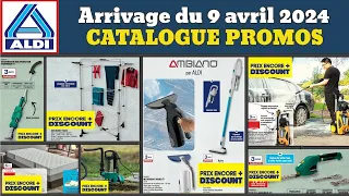 catalogue ALDI du 9 au 15 avril 2024 ✅ Arrivage jardinage Ferrex 🔥 Promos Nettoyeur haute pression