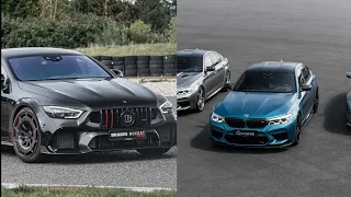 Mercedes 🆚 bmw(приколы дрифт гонки) ///AMG TV