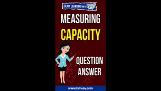 Capacity | Measurement of Capacity | Liter Milliliter #capacity #liter  #science