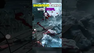 Hook Camping With Snowman - DbD Dead By Daylight Bone Chill Event #shorts