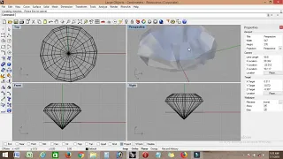 How to make Diamond In Rahino 3D simple  Trick