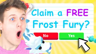 Can We Reveal HOW TO GET A FREE FROST FURY In ADOPT ME!? (NEW ROBLOX ADOPT ME WINTER PETS FOR FREE)