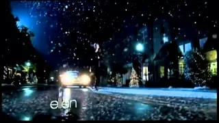 Justin on Ellen Nov. 1 Ellen in mistletoe