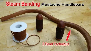 Making Wooden Mustache Handlebars - Woodworking