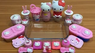 Special Series PINK Hello Kitty | Mixing Random Things into Slime | Satisfying Videos 3