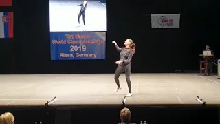 Chiara Montorfano - Mondiali Tap Dance 2019, Riesa, Germania.