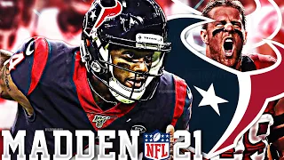 HOUSTON TEXANS REBUILD | DESHAUN WATSON WINS MVP?! MADDEN 21